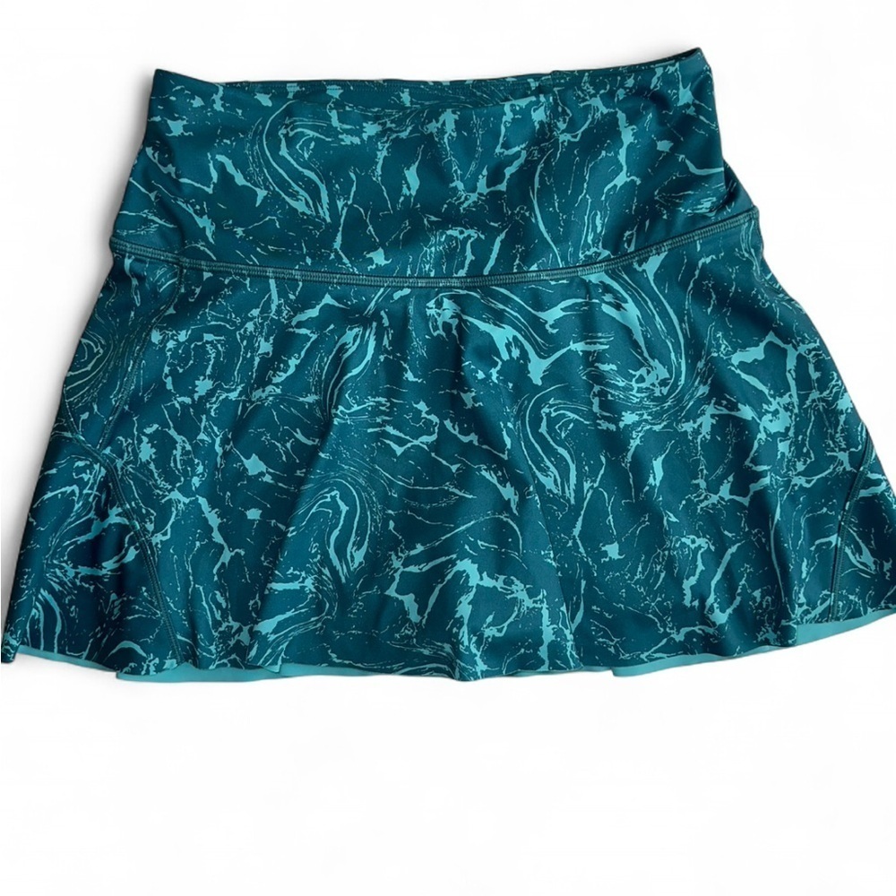 Athleta Ace printed tennis skort skirt size XS 13.5 inches